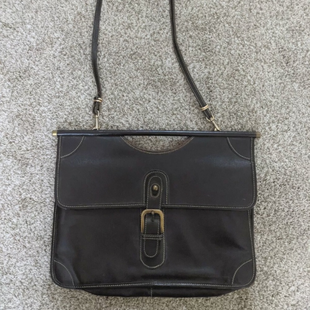 Vintage Anne Klein leather bag